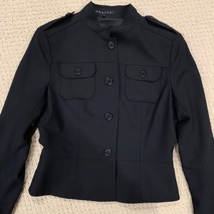 Black military style jacket
